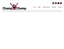 Tablet Screenshot of chompchomp.com.au